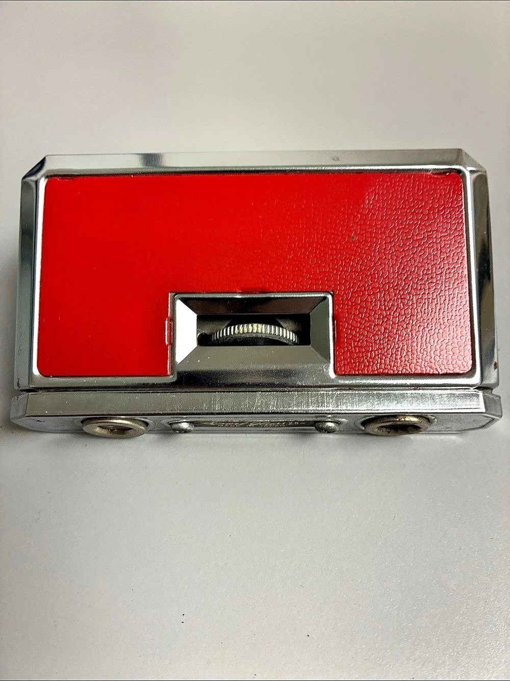 Sport Glass 25x Red Silver Vintage Opera Glasses